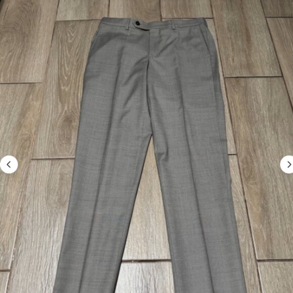 Cremieux Men’s Gray Dress Pants Slacks Flat Front 30 R - Picture 1 of 8